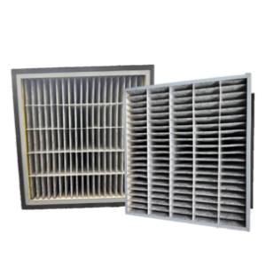 Box filter is a prevention solution for AMC with low pressure loss.